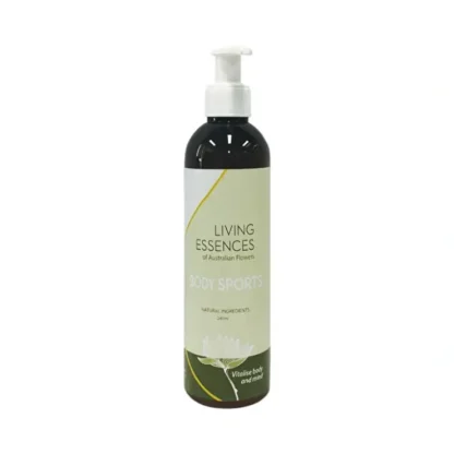 Living Essences of Australia Body Sports Lotion 240ml - Fresh Bloom Skin - Premium Skincare Solutions for Nourished, Hydrated, and Radiant Skin Every Day