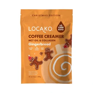 Locako Coffee Creamer Gingerbread (Enriched with MCT Oil & Collagen) 300g - Fresh Bloom Skin - Premium Skincare Solutions for Nourished, Hydrated, and Radiant Skin Every Day