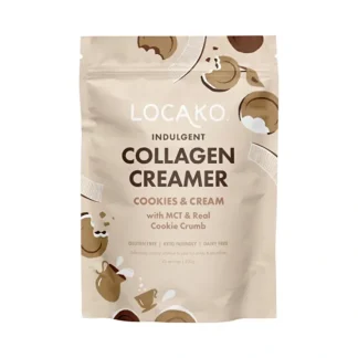 Locako Collagen Creamer Indulgent (Cookies and Cream) 300g - Fresh Bloom Skin - Premium Skincare Solutions for Nourished, Hydrated, and Radiant Skin Every Day