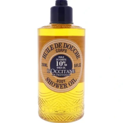 LOccitane Shea Body Shower Oil by LOccitane for Unisex - 8.4 oz Body Wash - Fresh Bloom Skin - Premium Skincare Solutions for Nourished, Hydrated, and Radiant Skin Every Day