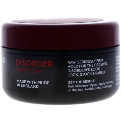 Lock Stock Barrel Disorder Ultra Matte Clay by Lock Stock Barrel for Men - 3.53 oz Clay - Fresh Bloom Skin - Premium Skincare Solutions for Nourished, Hydrated, and Radiant Skin Every Day