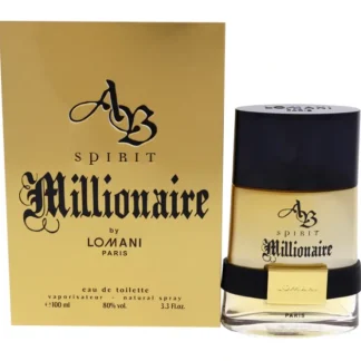 Lomani AB Spirit Millionaire by Lomani for Men - 3.3 oz EDT Spray - Fresh Bloom Skin - Premium Skincare Solutions for Nourished, Hydrated, and Radiant Skin Every Day