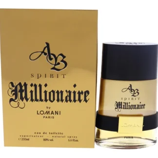 Lomani AB Spirit Millionaire by Lomani for Men - 6.6 oz EDT Spray - Fresh Bloom Skin - Premium Skincare Solutions for Nourished, Hydrated, and Radiant Skin Every Day