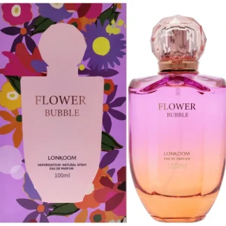 Lonkoom Flower Bubble by Lonkoom for Women - 3.4 oz EDP Spray - Fresh Bloom Skin - Premium Skincare Solutions for Nourished, Hydrated, and Radiant Skin Every Day