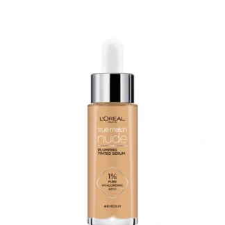 L?Or?al Paris True Match Nude Plumping Serum Medium 4-5 - Fresh Bloom Skin - Premium Skincare Solutions for Nourished, Hydrated, and Radiant Skin Every Day