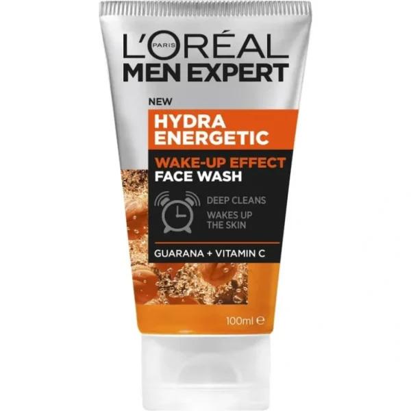 L'Oreal Paris Men Expert Hydra Energetic Face Wash 100ml - Fresh Bloom Skin - Premium Skincare Solutions for Nourished, Hydrated, and Radiant Skin Every Day