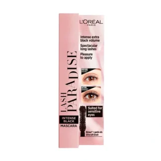 L'Oreal Paris Paradise Mascara 9ml - Intense Black - Fresh Bloom Skin - Premium Skincare Solutions for Nourished, Hydrated, and Radiant Skin Every Day