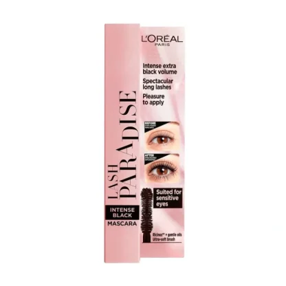 L'Oreal Paris Paradise Mascara 9ml - Intense Black - Fresh Bloom Skin - Premium Skincare Solutions for Nourished, Hydrated, and Radiant Skin Every Day