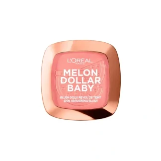 L'Oreal Paris Wake Up & Glow Blush 9g - Melon Berry - Fresh Bloom Skin - Premium Skincare Solutions for Nourished, Hydrated, and Radiant Skin Every Day