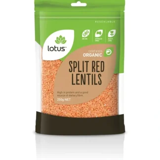 Lotus Organic Red Lentils 250g - Fresh Bloom Skin - Premium Skincare Solutions for Nourished, Hydrated, and Radiant Skin Every Day