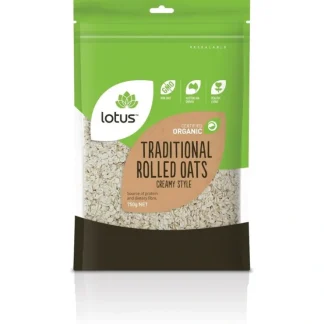 Lotus Organic Rolled Oats Traditional Creamy 750g - Fresh Bloom Skin - Premium Skincare Solutions for Nourished, Hydrated, and Radiant Skin Every Day