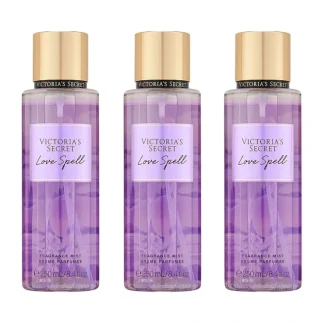 Love Spell by Victorias Secret for Women - 8.4 oz Fragrance Mist - Pack of 3 - Fresh Bloom Skin - Premium Skincare Solutions for Nourished, Hydrated, and Radiant Skin Every Day