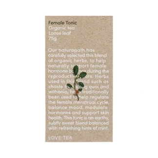 Love Tea Organic Female Tonic Tea Loose Leaf 75g - Fresh Bloom Skin - Premium Skincare Solutions for Nourished, Hydrated, and Radiant Skin Every Day