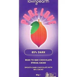 Loving Earth 85% Dark Chocolate 11x80g - Fresh Bloom Skin - Premium Skincare Solutions for Nourished, Hydrated, and Radiant Skin Every Day