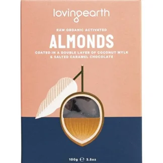 Loving Earth Almonds In Mylk & Salted Caramel Choc 100g - Fresh Bloom Skin - Premium Skincare Solutions for Nourished, Hydrated, and Radiant Skin Every Day