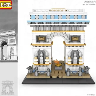 Loz LOZ Architecture Series - Arc de Triomphe Building Bricks Set 42 x 30 x 5 cm - Fresh Bloom Skin - Premium Skincare Solutions for Nourished, Hydrated, and Radiant Skin Every Day