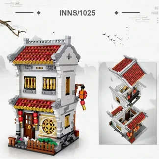 Loz LOZ Mini Blocks - Inn Building Bricks Set 42 x 30 x 5 cm - Fresh Bloom Skin - Premium Skincare Solutions for Nourished, Hydrated, and Radiant Skin Every Day