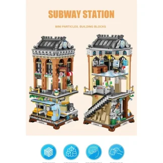 Loz LOZ Mini Blocks - Subway Station 40 x 28 x 9.5cm - Fresh Bloom Skin - Premium Skincare Solutions for Nourished, Hydrated, and Radiant Skin Every Day