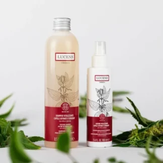 Lucens Vitalizzante (Vitalizing) Shampoo (250ml) + Lozione (Lotion) (100ml) - Fresh Bloom Skin - Premium Skincare Solutions for Nourished, Hydrated, and Radiant Skin Every Day