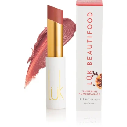 Luk Beautifood Lip Nourish 3g - Tangerine Pomegranate - Fresh Bloom Skin - Premium Skincare Solutions for Nourished, Hydrated, and Radiant Skin Every Day