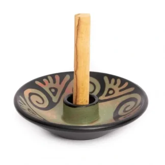LUNA SUNDARA Palo Santo Holder (with five Palo Santo incense sticks)?Green Includes 5Palo Santo Star ???? - Fresh Bloom Skin - Premium Skincare Solutions for Nourished, Hydrated, and Radiant Skin Every Day