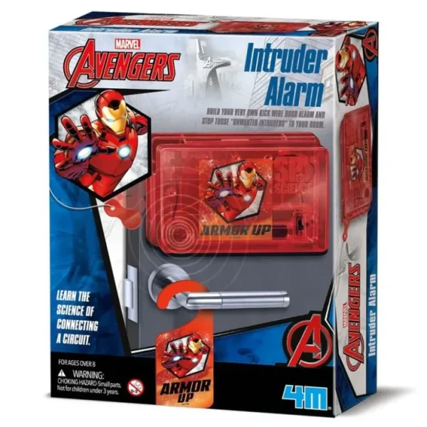4M Disney/Marvel Avengers Ironman/Intruder Alarm 37x18x22.5mm - Fresh Bloom Skin - Premium Skincare Solutions for Nourished, Hydrated, and Radiant Skin Every Day