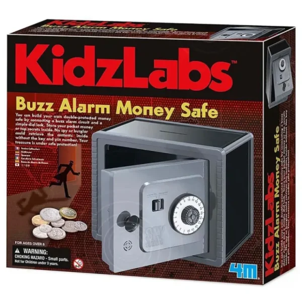 4M KidzLabs/Buzz Alarm Money Safe 39x25x22mm - Fresh Bloom Skin - Premium Skincare Solutions for Nourished, Hydrated, and Radiant Skin Every Day