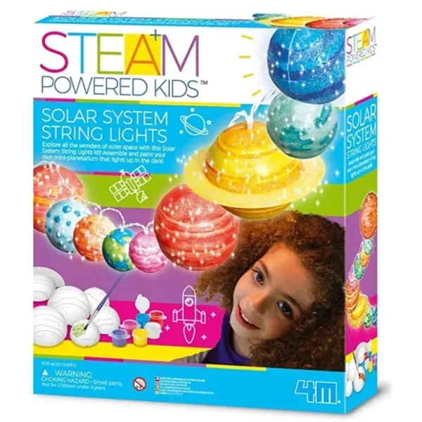 4M STEAM Powered Kids/Solar System String Lights 35x28x25mm - Fresh Bloom Skin - Premium Skincare Solutions for Nourished, Hydrated, and Radiant Skin Every Day