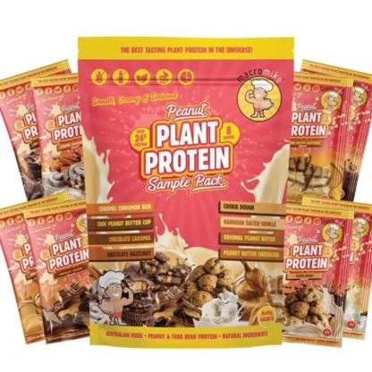 Macro Mike Peanut Plant Protein Sample Pack 8x40g - Fresh Bloom Skin - Premium Skincare Solutions for Nourished, Hydrated, and Radiant Skin Every Day