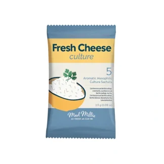 Mad Millie Fresh Cheese Culture (Aromatic Mesophilic) Sachets x 5 Pack - Fresh Bloom Skin - Premium Skincare Solutions for Nourished, Hydrated, and Radiant Skin Every Day