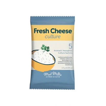 Mad Millie Fresh Cheese Culture (Aromatic Mesophilic) Sachets x 5 Pack - Fresh Bloom Skin - Premium Skincare Solutions for Nourished, Hydrated, and Radiant Skin Every Day