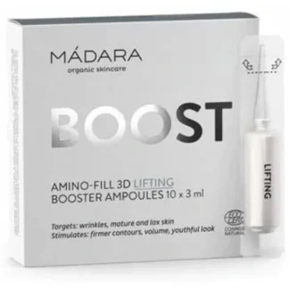 Madara Boost Amino-Fill 3D Lifting Ampoules 3ml X 10Pcs - Fresh Bloom Skin - Premium Skincare Solutions for Nourished, Hydrated, and Radiant Skin Every Day