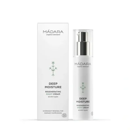 Madara Deep Moisture Regenerating Night Cream 50ml - Fresh Bloom Skin - Premium Skincare Solutions for Nourished, Hydrated, and Radiant Skin Every Day