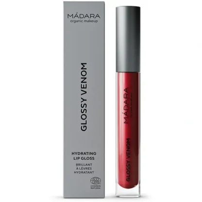 Madara Glossy Venom Lip Gloss 4ml - Ruby Red - Fresh Bloom Skin - Premium Skincare Solutions for Nourished, Hydrated, and Radiant Skin Every Day
