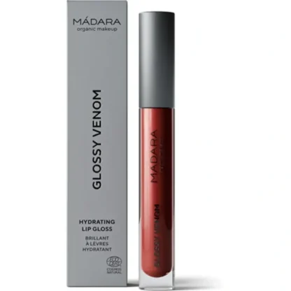 Madara Glossy Venom Lip Gloss 4ml - Vegan Red - Fresh Bloom Skin - Premium Skincare Solutions for Nourished, Hydrated, and Radiant Skin Every Day