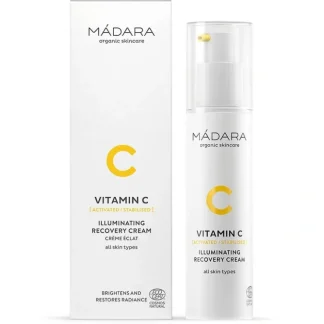 Madara Vitamin C Illuminating Recovery Cream 50ml - Fresh Bloom Skin - Premium Skincare Solutions for Nourished, Hydrated, and Radiant Skin Every Day