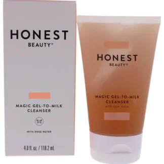 Magic Gel-to-Milk Cleanser by Honest for Women - 4 oz Cleanser - Fresh Bloom Skin - Premium Skincare Solutions for Nourished, Hydrated, and Radiant Skin Every Day