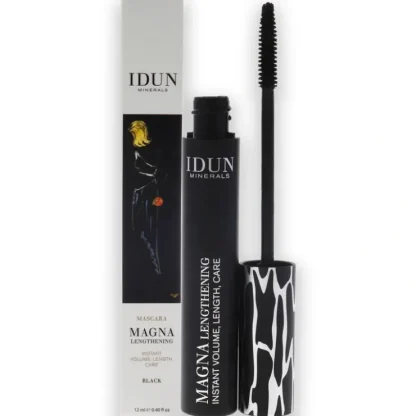 Magna Lengthening Mascara - 009 Black by Idun Minerals for Women - 0.40 oz Mascara - Fresh Bloom Skin - Premium Skincare Solutions for Nourished, Hydrated, and Radiant Skin Every Day