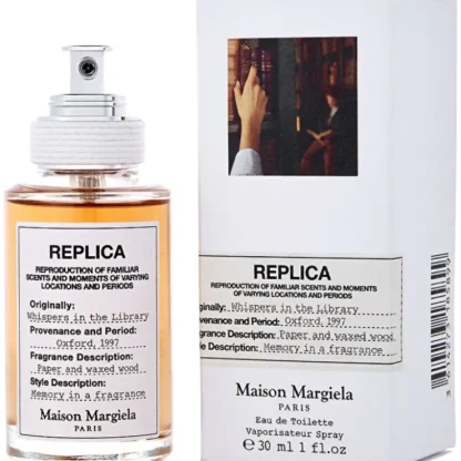 Maison Margiela Replica Whispers In The Library Eau De Toilette Spray 30ml/1oz - Fresh Bloom Skin - Premium Skincare Solutions for Nourished, Hydrated, and Radiant Skin Every Day