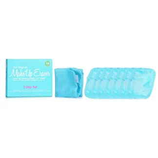 MakeUp Eraser Chic Blue 7 Day Set (7x Mini MakeUp Eraser Cloth + 1x Bag) 7pcs+1bag - Fresh Bloom Skin - Premium Skincare Solutions for Nourished, Hydrated, and Radiant Skin Every Day