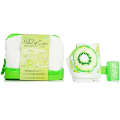 MakeUp Eraser Key Lime Set (1x MakeUp Eraser Cloth + 1x Hair Clip + 1x Bag) 2pcs+1bag - Fresh Bloom Skin - Premium Skincare Solutions for Nourished, Hydrated, and Radiant Skin Every Day
