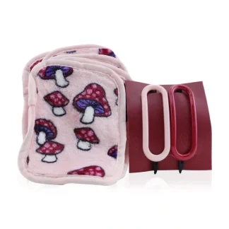 MakeUp Eraser Mushroom Set (7x Mini MakeUp Eraser Cloth + 2x Hair Clip + 1x Bag) - Fresh Bloom Skin - Premium Skincare Solutions for Nourished, Hydrated, and Radiant Skin Every Day