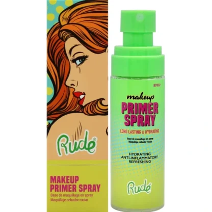 Makeup Primer Spray by Rude Cosmetics for Women - 2.028 oz Primer - Fresh Bloom Skin - Premium Skincare Solutions for Nourished, Hydrated, and Radiant Skin Every Day