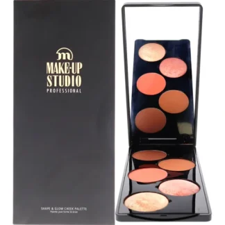 Make-Up Studio Shape and Glow Cheek Palette - Peach by Make-Up Studio for Women - 1 Pc Makeup - Fresh Bloom Skin - Premium Skincare Solutions for Nourished, Hydrated, and Radiant Skin Every Day