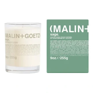 Malin + Goetz Sage Candle 260g/9oz - Fresh Bloom Skin - Premium Skincare Solutions for Nourished, Hydrated, and Radiant Skin Every Day