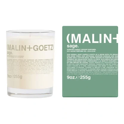 Malin + Goetz Sage Candle 260g/9oz - Fresh Bloom Skin - Premium Skincare Solutions for Nourished, Hydrated, and Radiant Skin Every Day