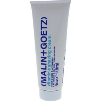 Malin + Goetz Vitamin E Shaving Cream by Malin + Goetz for Men - 4 oz Shaving Cream - Fresh Bloom Skin - Premium Skincare Solutions for Nourished, Hydrated, and Radiant Skin Every Day