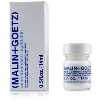MALIN+GOETZ Acne Treatment Nighttime 14ml/0.5oz - Fresh Bloom Skin - Premium Skincare Solutions for Nourished, Hydrated, and Radiant Skin Every Day