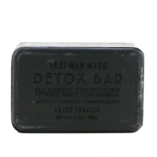 18.21 Man Made Detox Bar - Deep Cleansing, Moisturizing Soap - # Sweet Tobacco 198g/7oz - Fresh Bloom Skin - Premium Skincare Solutions for Nourished, Hydrated, and Radiant Skin Every Day