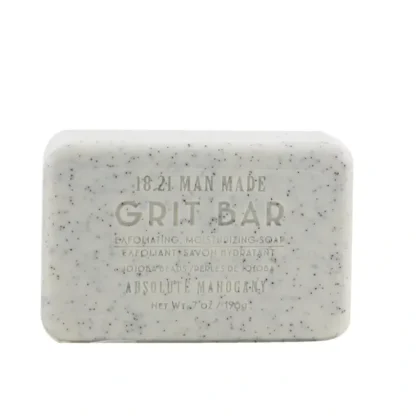 18.21 Man Made Grit Bar - Exfoliating, Moisturizing Soap - # Absolute Mahogany 198g/7oz - Fresh Bloom Skin - Premium Skincare Solutions for Nourished, Hydrated, and Radiant Skin Every Day